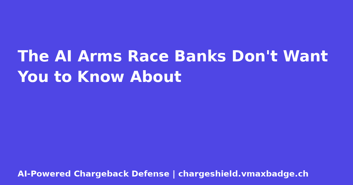 The AI Arms Race Banks Don't Want You to Know About